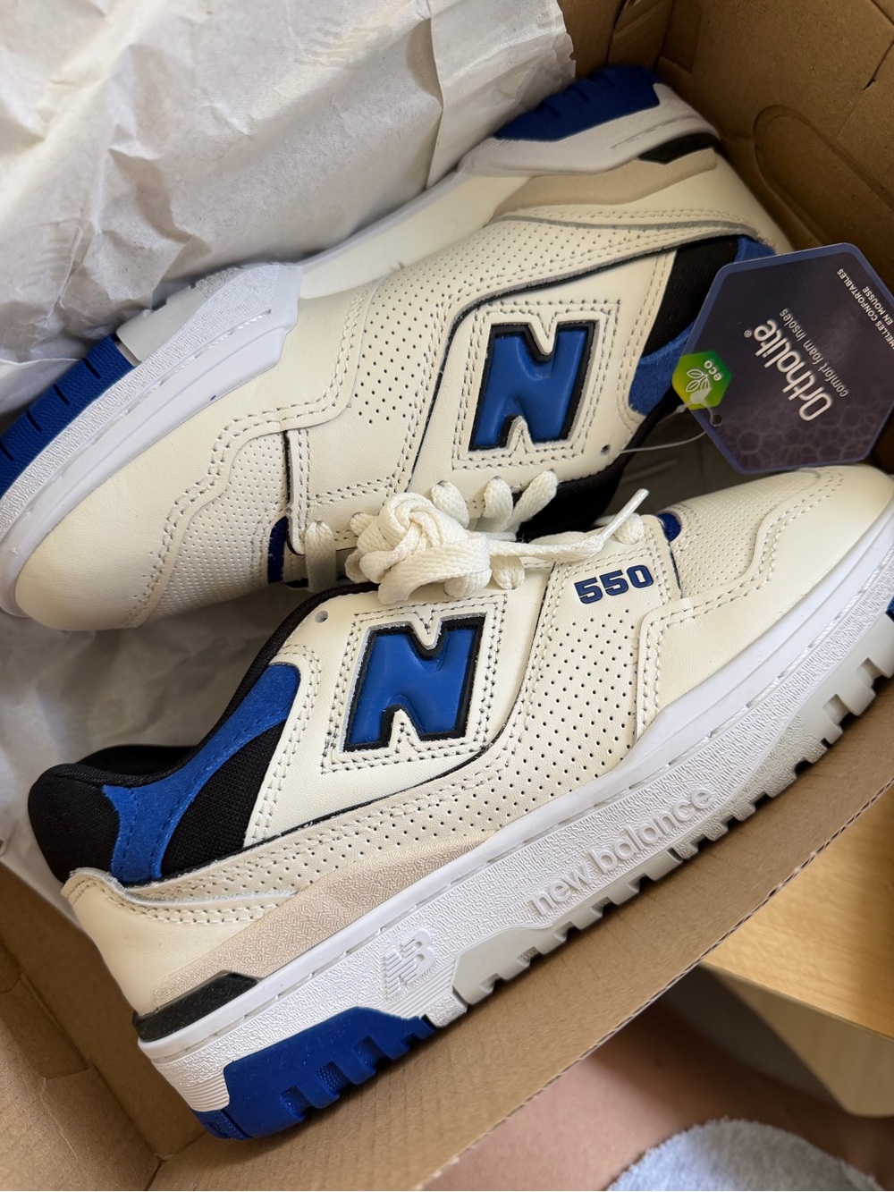 New Balance Unisex 550 Sneakers - Sea Salt